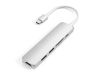 Satechi Slim USB-C MultiPort Adapter V2 Silver, 4K HDMI, 2 x USB3.0, SD/MicroSD, USB-C#1